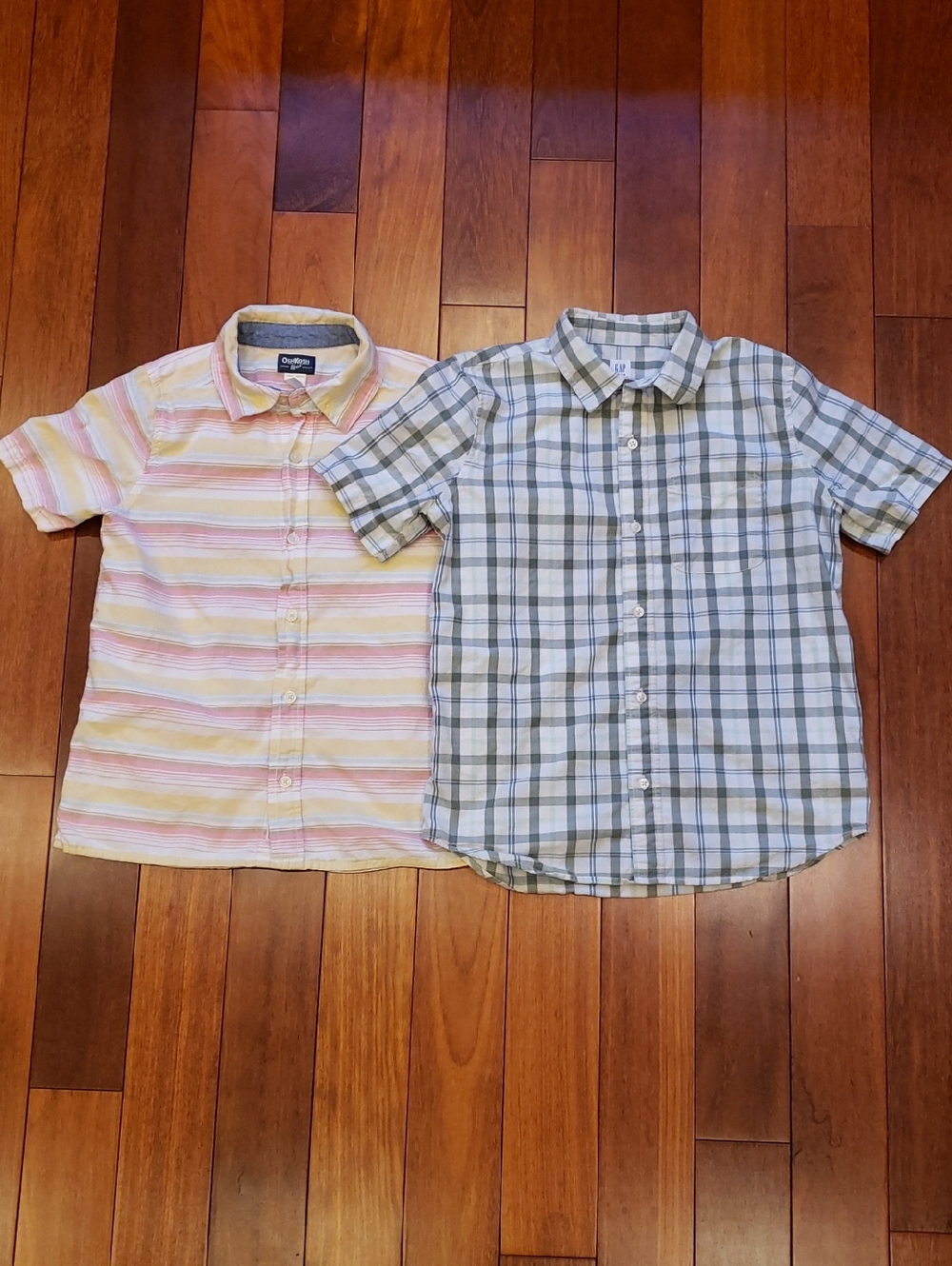 OshKosh and Gap Boys Size 10 Button Down Shirts